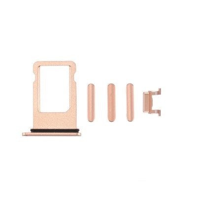 SIM Card Tray and Side Button for iPhone 8 Plus-Gold SIM Card Tray and Side Button for iPhone 8 Plus-Gold